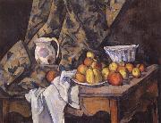 Paul Cezanne Stilleben with apples and peaches oil on canvas